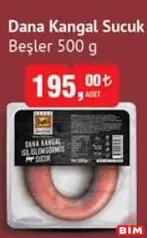 BEŞLER DANA KANGAL SUCUK 500 G BEŞLER DANA KANGAL SUCUK 500 G